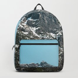Winter Mountain Memories - Mountains and Trees Backpack