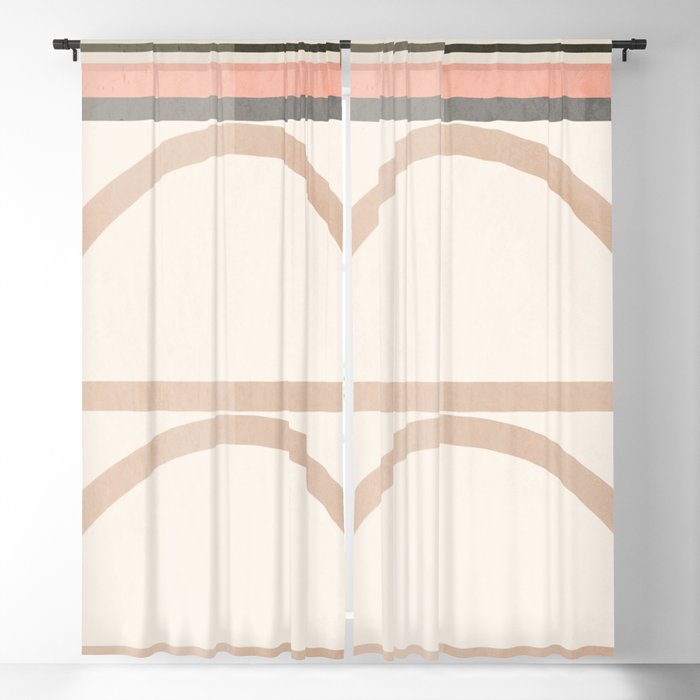 Geometric Abstract 94 Blackout Curtain