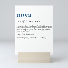 Define Nova Mini Art Print
