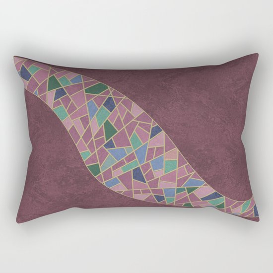 Geometric Marble 03 (abstract) Rectangular Pillow