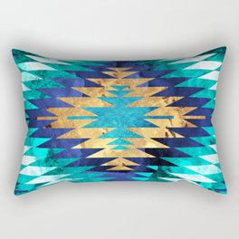 Inverted Navajo Suns Rectangular Pillow