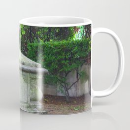 Stool in an English Garden Coffee Mug | Medievalgarden, Romantic, Victorian, Leaves, Graphicdesign, Chabbychic, Plants, Englishgarden, Travel, Vintage 