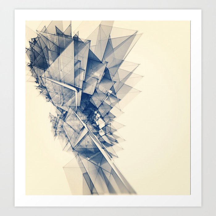 Polygon Tower Art Print