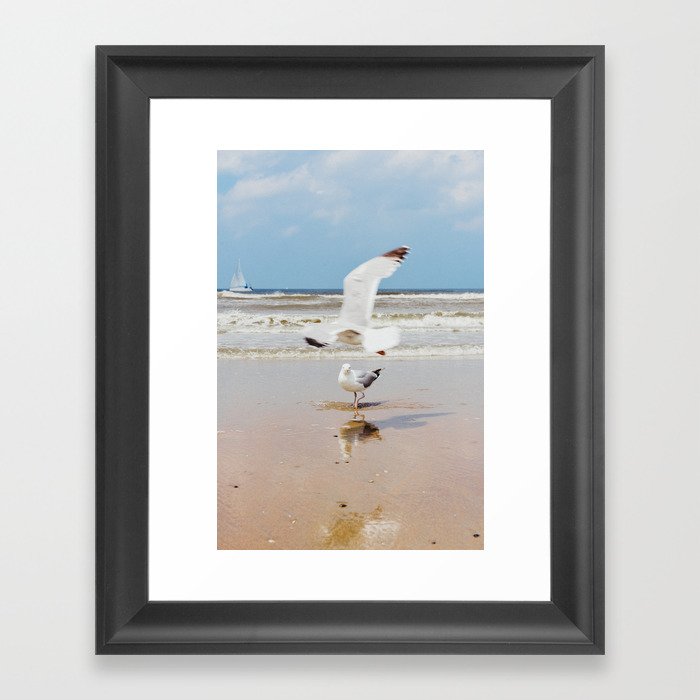 Ocean view | Coastal colour photo | Film photography | Beach Art Print Framed Art Print