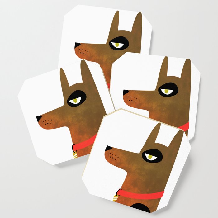Pinscher Dog Coaster