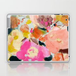 floral bouquet from above abstract art Laptop Skin