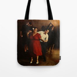 The Follow in Red Tote Bag
