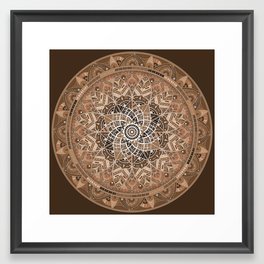 Terra Mandala Framed Art Print
