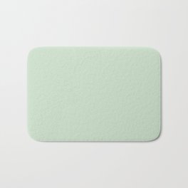 Mint Light Pastel Green Solid Color Pairs To Sherwin Williams Jocular Green SW 6736 Bath Mat