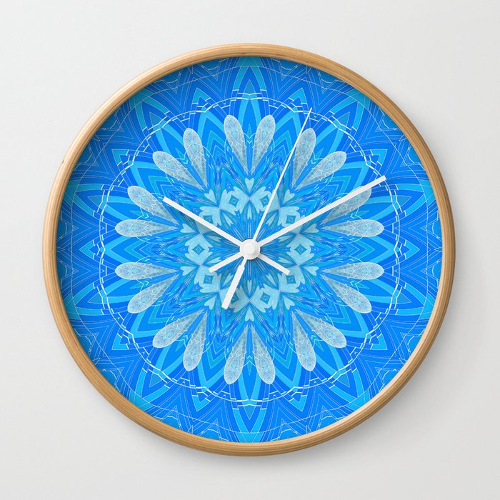 Bella Blue Wall Clock