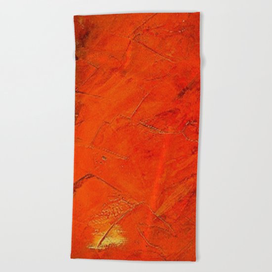 Glazed Terracotta Beach Towel
