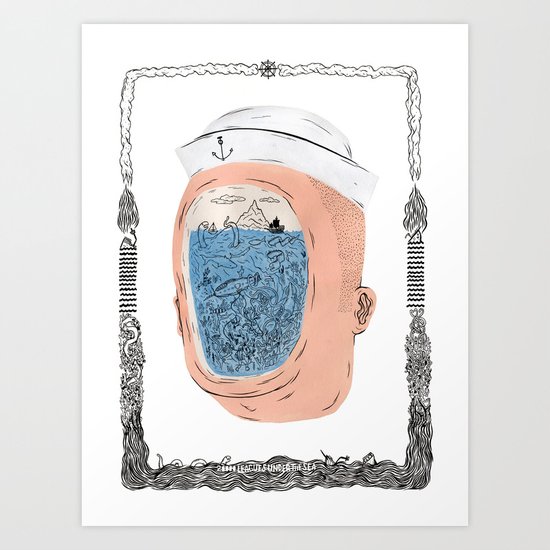 20000 Leagues Under the Sea Art Print