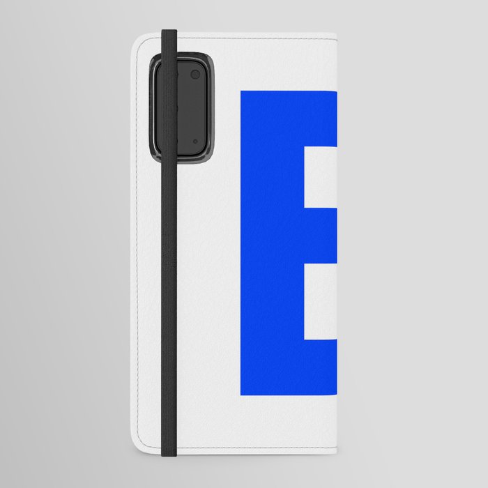 Letter B (Blue & White) Android Wallet Case