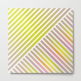 Strpies 7 Metal Print | Colourful, Pattern, Digital, Stripes, Vector, Graphicdesign 