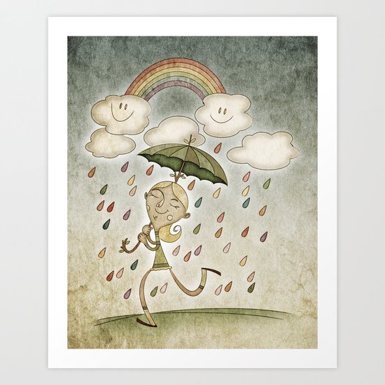 Rain Art Print