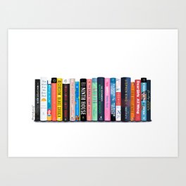 Best Books of the Year Art Print