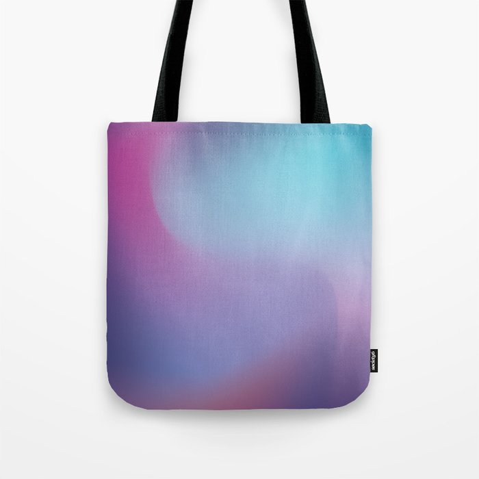 Aurora Ice Purple/Blue Gradient Mesh Tote Bag