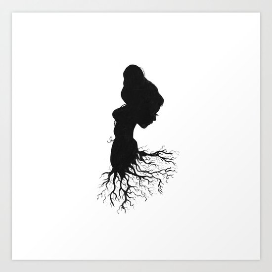 Rooted Art Print