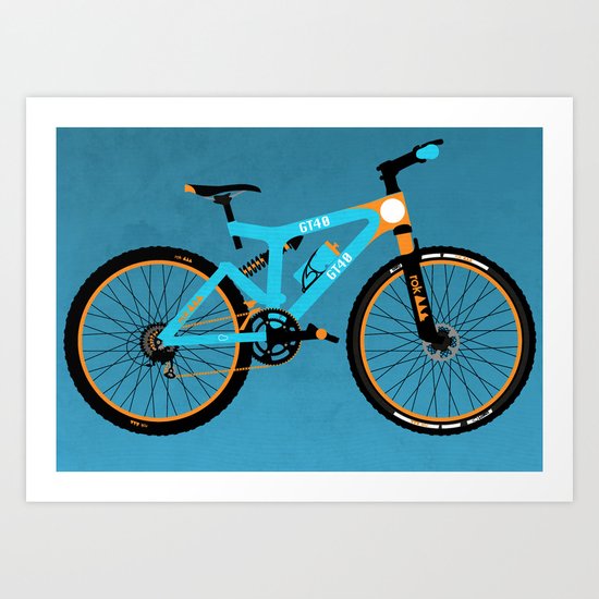 Mountain Bike Art Print