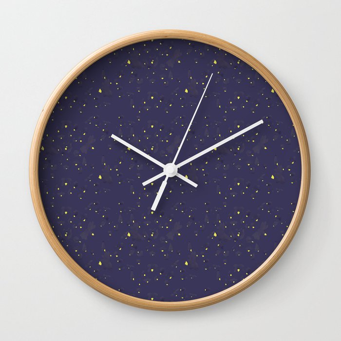 Fireflies Dance, Summer Stargazing Collection Wall Clock