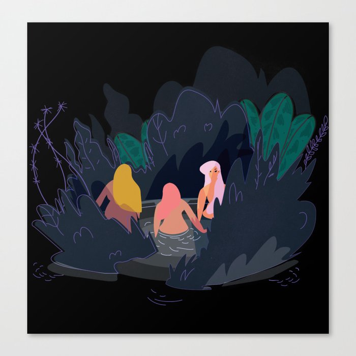 Night Pond Canvas Print