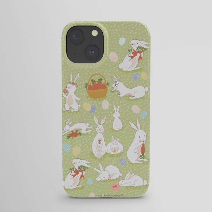 Eggcelent Easter bunnies iPhone Case