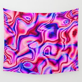 Funky liquid shapes Wall Tapestry