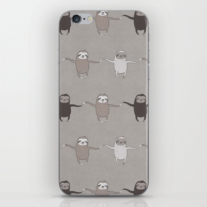 Wiggly Sloths iPhone Skin