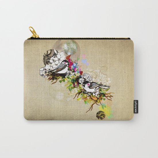 Two Birds Carry-All Pouch