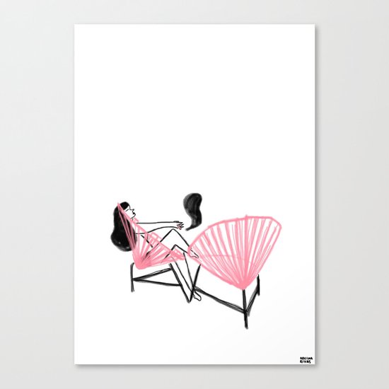 String Chair Canvas Print