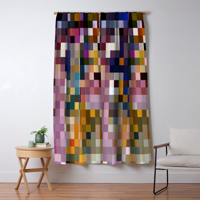 Pixel art 1072 09 02 . Checkered background . Pixel pattern Blackout