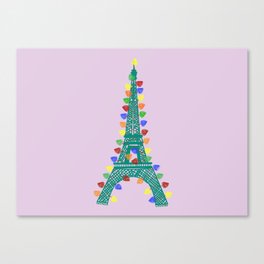 Holidays in Paris Canvas Print