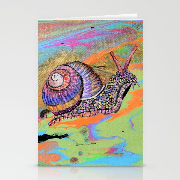 Snail spirit animal Stationery Cards