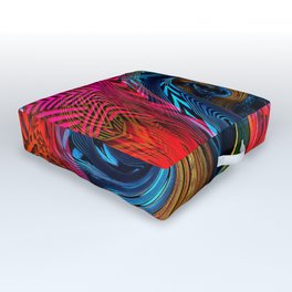 Hyperdimensional Sunbeam Outdoor Floor Cushion