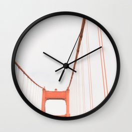 On the Golden Gate Bridge Wall Clock