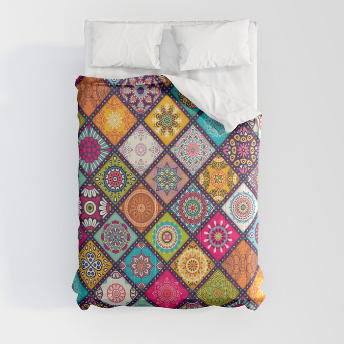 Mandala Patch Comforter
