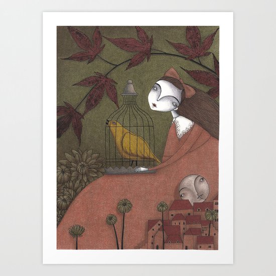 Where I live Art Print