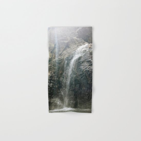 "Sunrays through the waterfall" Hand & Bath Towel
