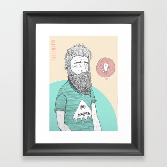 BEARDMAN Framed Art Print