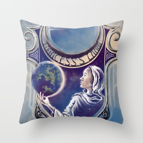 A Princess's Lament Throw Pillow