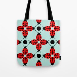 Ladybug Pattern Tote Bag