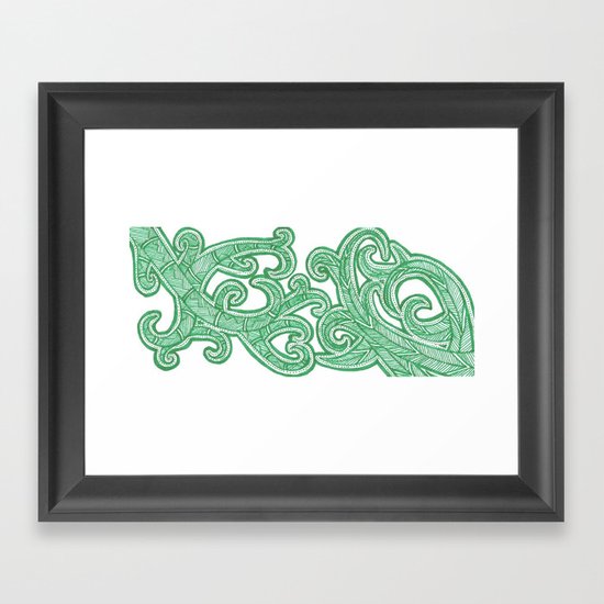 weeds Framed Art Print