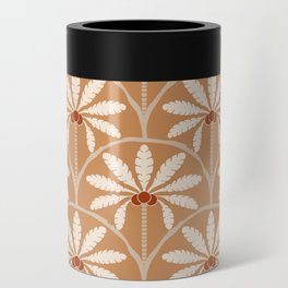 Bold Palm Trees (Orange) Can Cooler