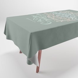 For We Are His Workmanship - Ephesians 2:10 Tablecloth