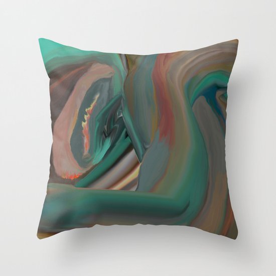 Running From Death Throw Pillow