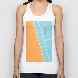 Tennis Court Colors  Unisex Tank Top
