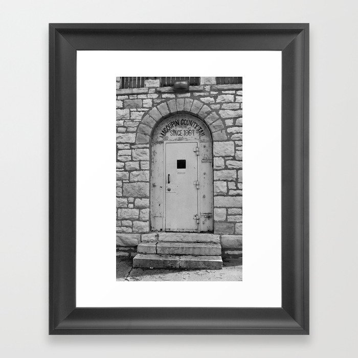 Route 66 - Macoupin County Jail 2006 #2 Framed Art Print