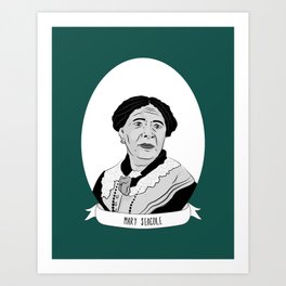 Mary Seacole Illustrated Portrait Art Print