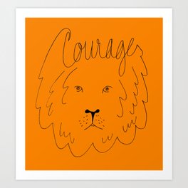Courage Art Print