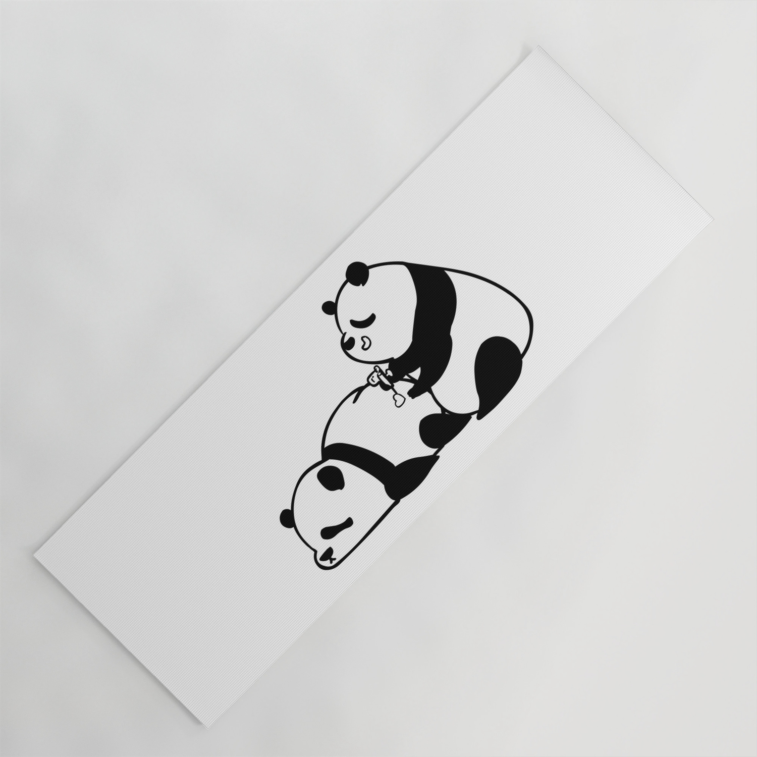 Love Hurts Panda Yoga Mat By Huebucket Society6